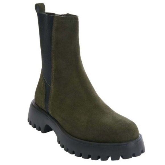Vaneli Zalika Waterproof Suede Boots – Olive (Size 8.5M) - Picture 1 of 10